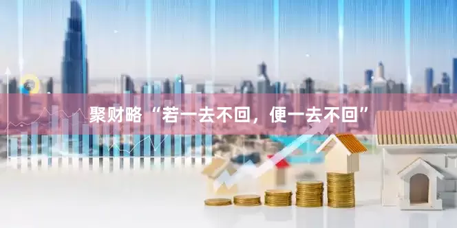 聚财略 “若一去不回，便一去不回”